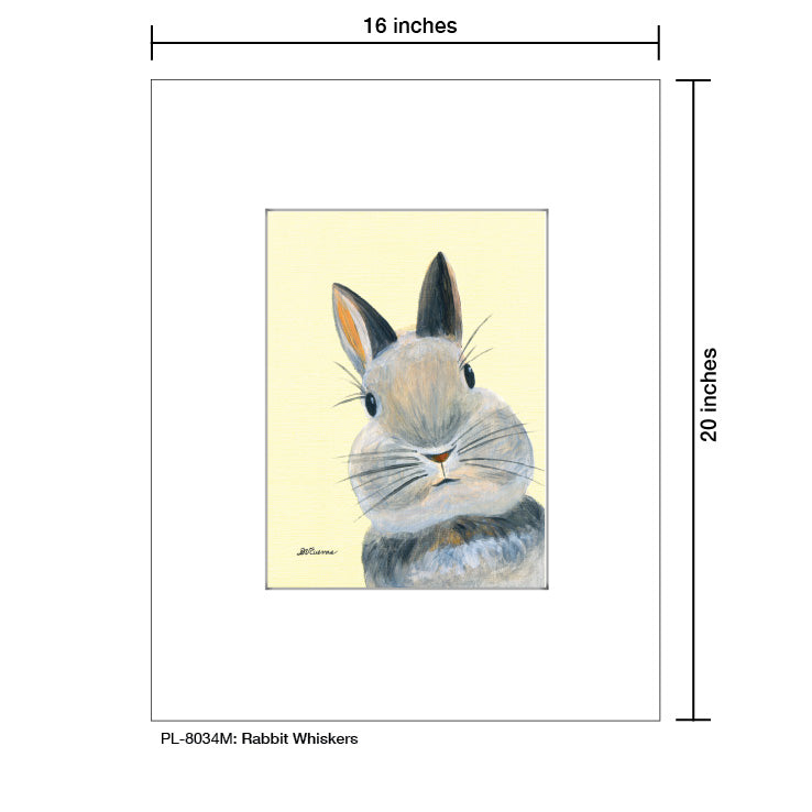 Rabbit Whiskers, Print (#8034M) - Printed Canvas