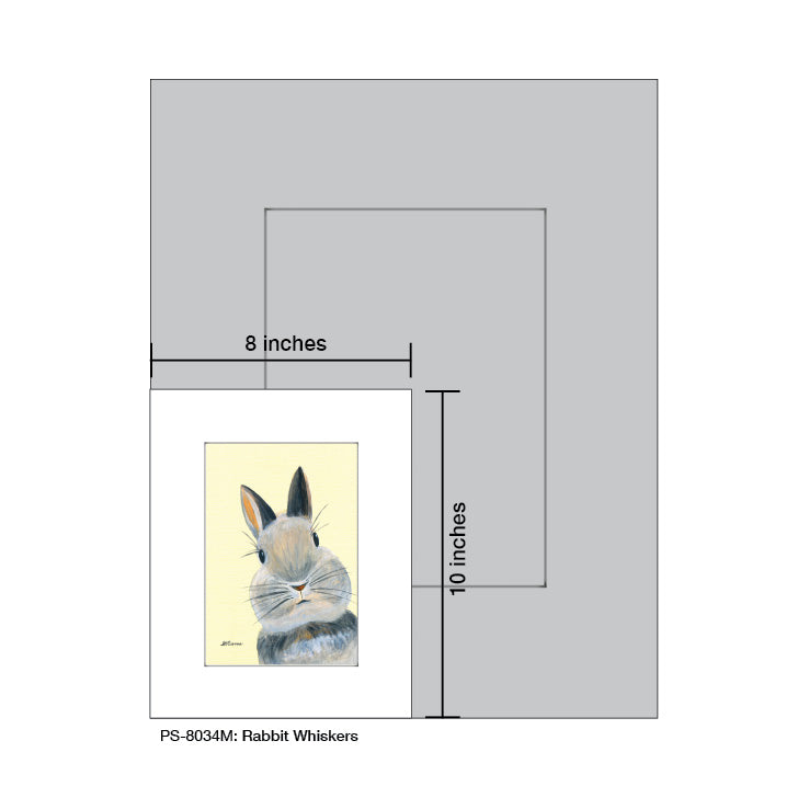 Rabbit Whiskers, Print (#8034M) - Printed Canvas