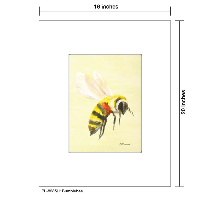 Bumblebee, Print (#8285H), Printe Matted, www.printedcanvas.com