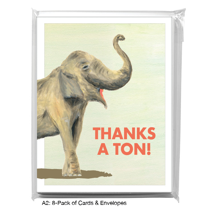 Asian Elephant, Greeting Card (8226DA)