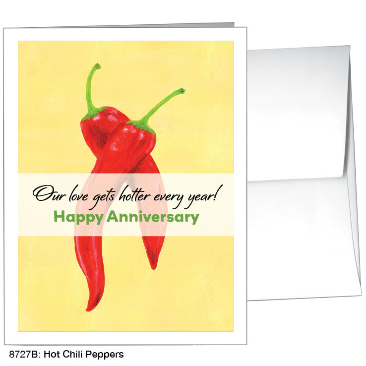 Hot Chili Peppers, Greeting Card (8727B)