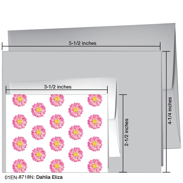 Dahlia Eliza, Greeting Card (8718N), Enclosure, printedcanvas.com