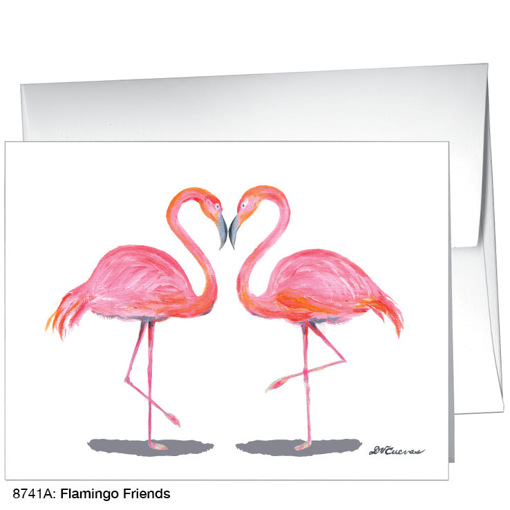 Flamingo Friends, Greeting Card (8741A), A2, printedcanvas.com