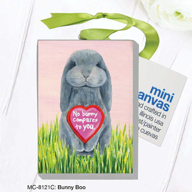 Bunny Boo, Mini Canvas (MC-8121C), Front, printedcanvas.com