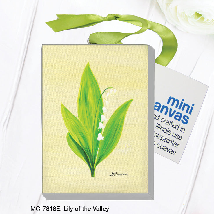 Lily of the Valley, Mini Canvas (MC-7818E), Front, printedcanvas.com