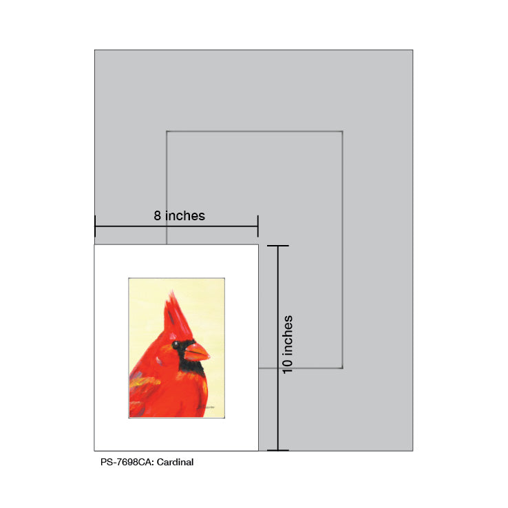 Cardinal, Print (#7698CA) - Printed Canvas