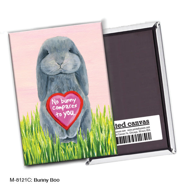 Bunny Boo, Magnet (M-8121C), front, printedcanvas.com