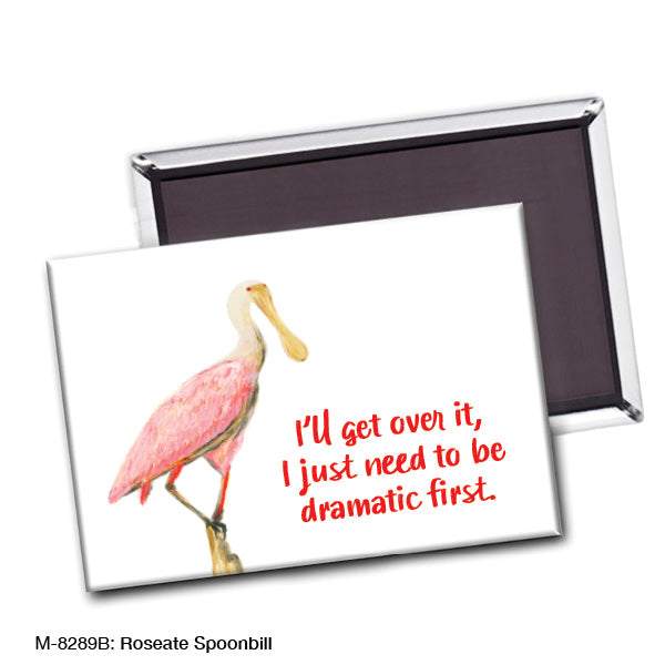 Roseate Spoonbill, Magnet (M-8289B), front, printedcanvas.com