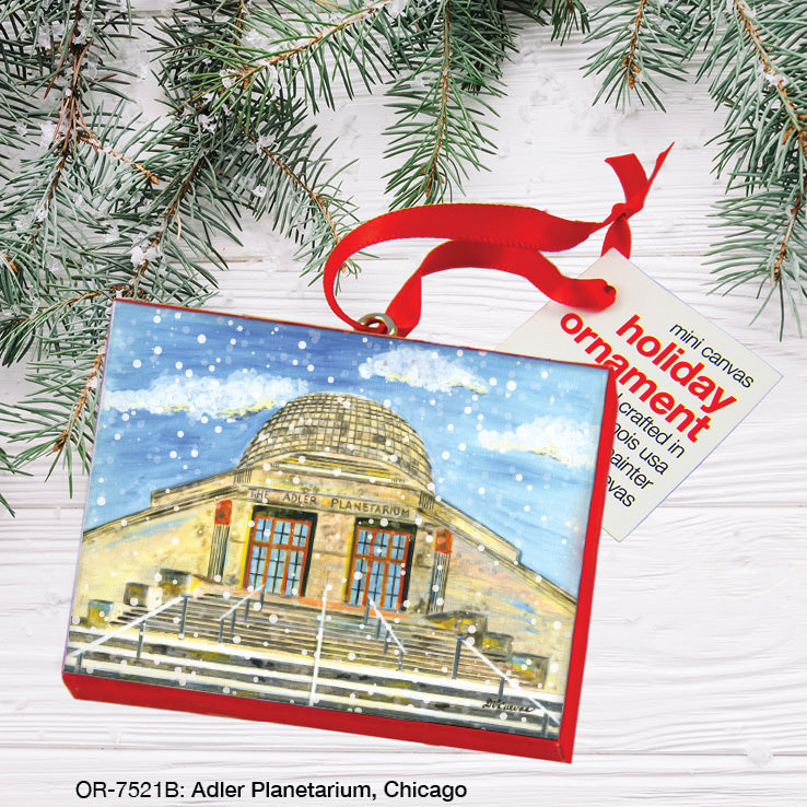 Adler Planetarium, Chicago, Ornament (OR-7521B), Front, printedcanvas.com