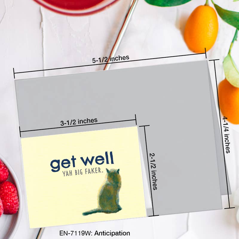 Anticipation, Greeting Card (7119W), Enclosure, www.printedcanvas.com
