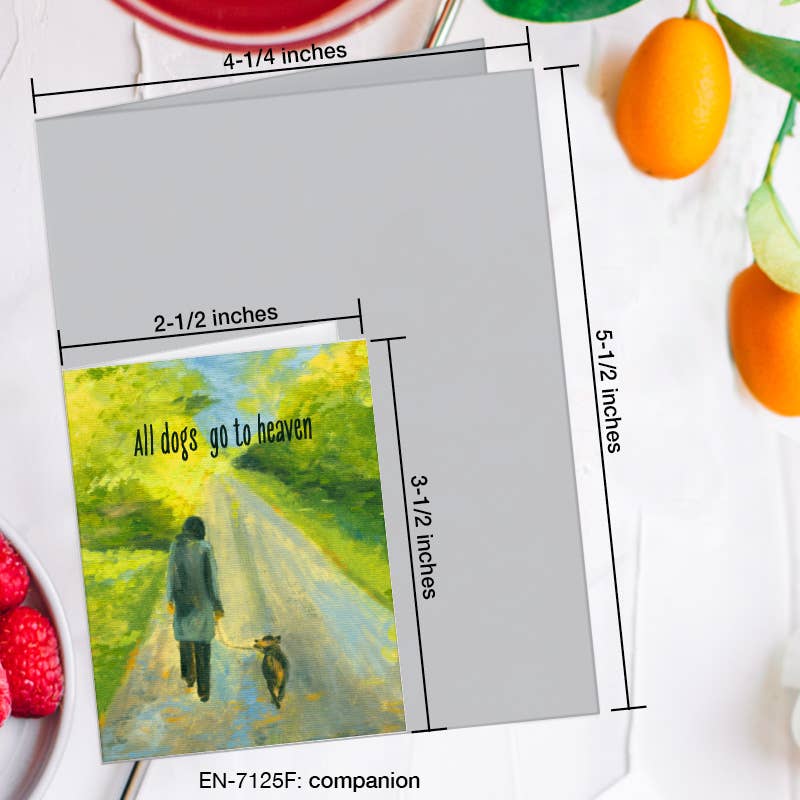 Companion, Greeting Card (7125F), Enclosure, www.printedcanvas.com