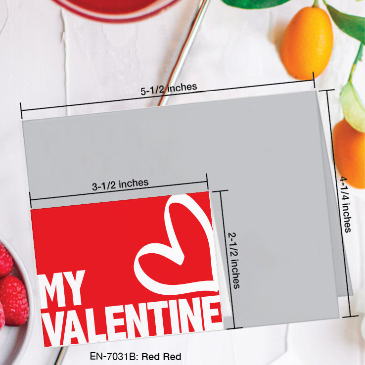 Red Red, Greeting Card (#7031B)