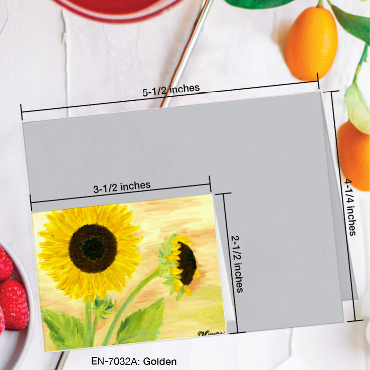 Golden, Greeting Card (7032A), Enclosure Card, www.printedcanvas.com