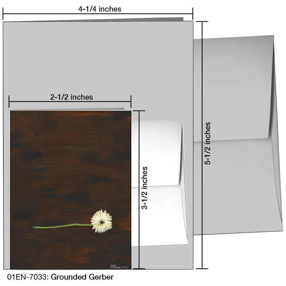 Grounded Gerber, Greeting Card (7033), Enclosure, printedcanvas.com