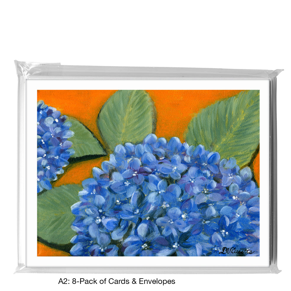 Hydrangea, Greeting Card (7036A), A2 8-Pack, printedcanvas.com