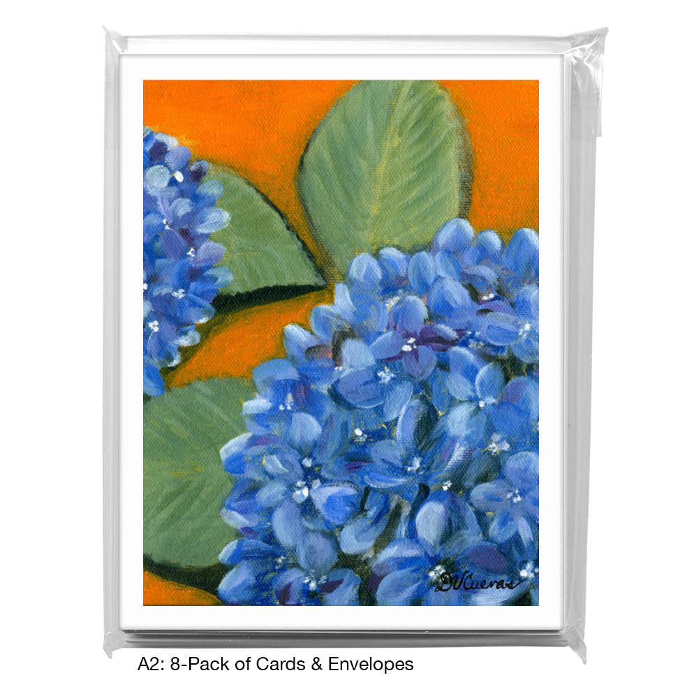 Hydrangea, Greeting Card (7036B), A2 8-Pack, printedcanvas.com