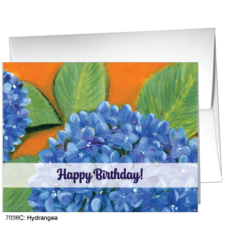 Hydrangea, Greeting Card (7036C) - Printed Canvas
