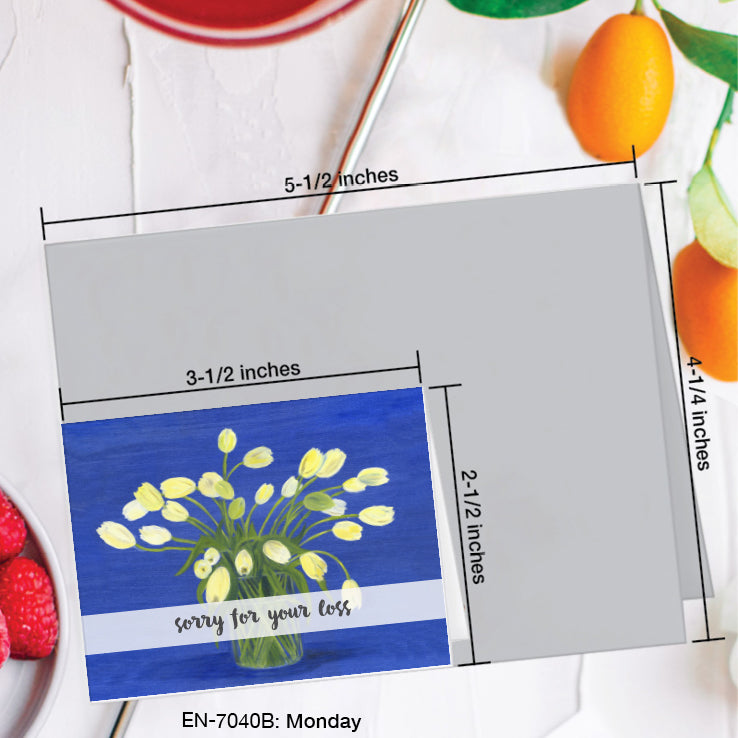 Monday, Greeting Card (#7040B)