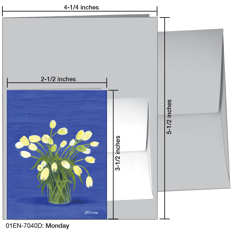Monday, Greeting Card (7040D), Enclosure, printedcanvas.com