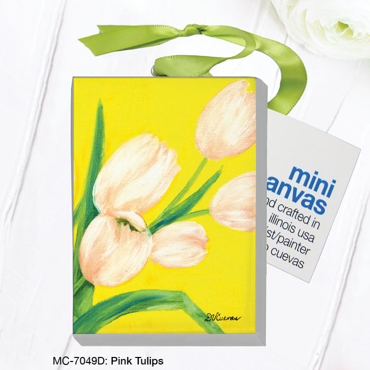 Pink Tulips, Mini Canvas (MC-7049D)