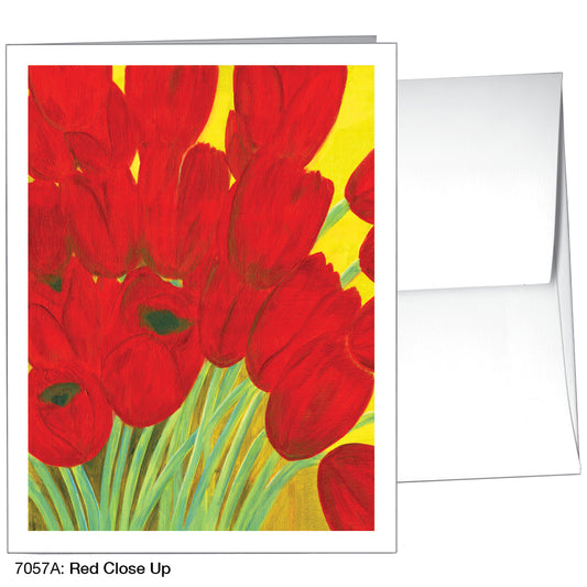 Red Close-Up, Greeting Card (7057A)