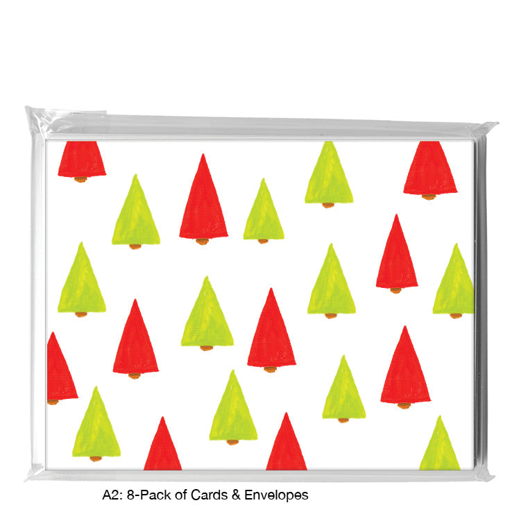 Trees, Greeting Card (7061E), A2 Card 8-Pack, www.printedcanvas.com