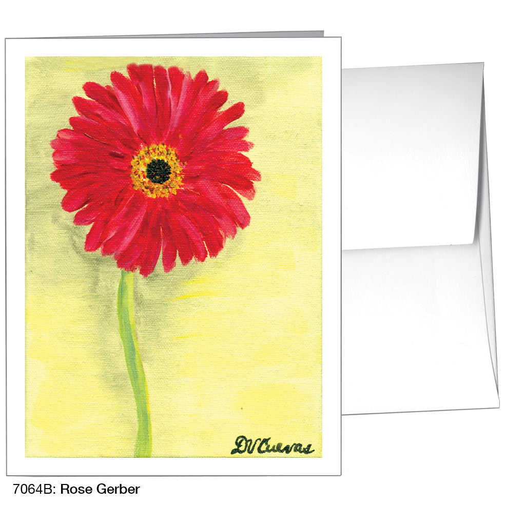 Rose Gerber, Greeting Card (7064B), A2, printedcanvas.com