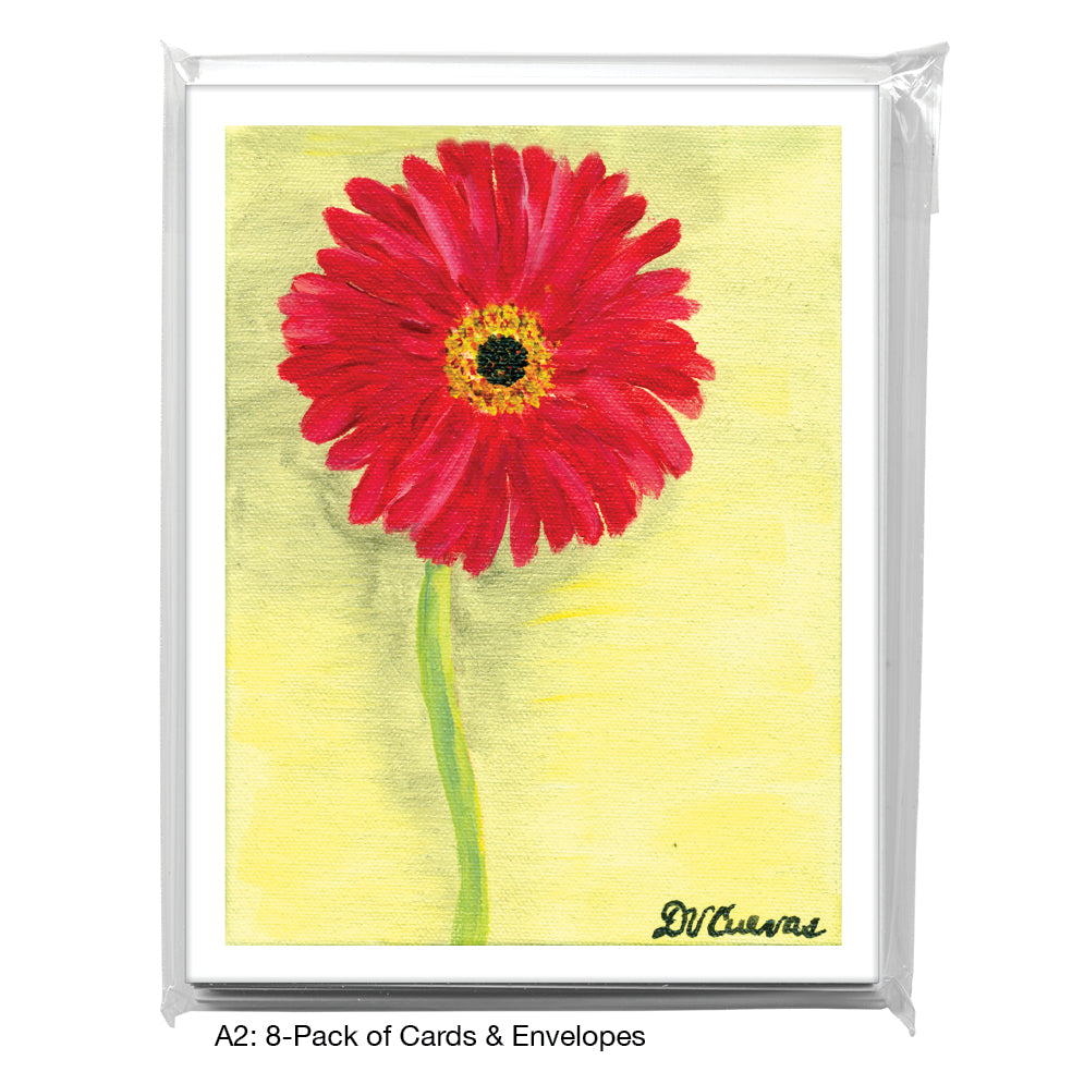 Rose Gerber, Greeting Card (7064B), A2 8-Pack, printedcanvas.com
