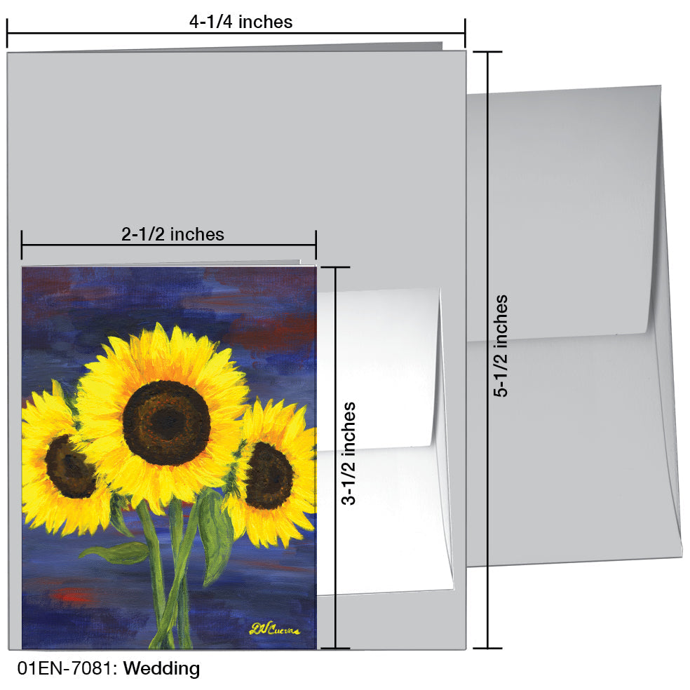 Wedding, Greeting Card (7081M), Enclosure, www.printedcanvas.com