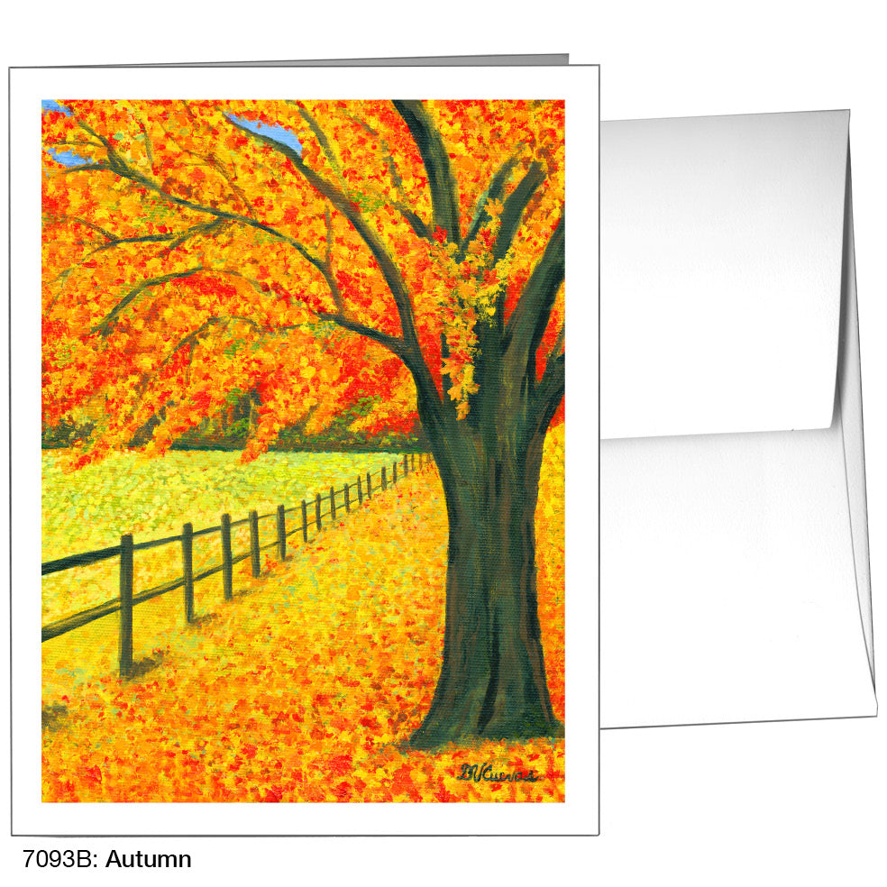 Autumn, Greeting Card (7093B), A2 Card Front, www.printedcanvas.com