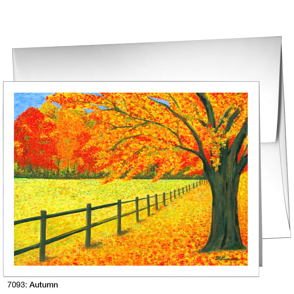 Autumn, Greeting Card (7093A), A2 Card Front, www.printedcanvas.com