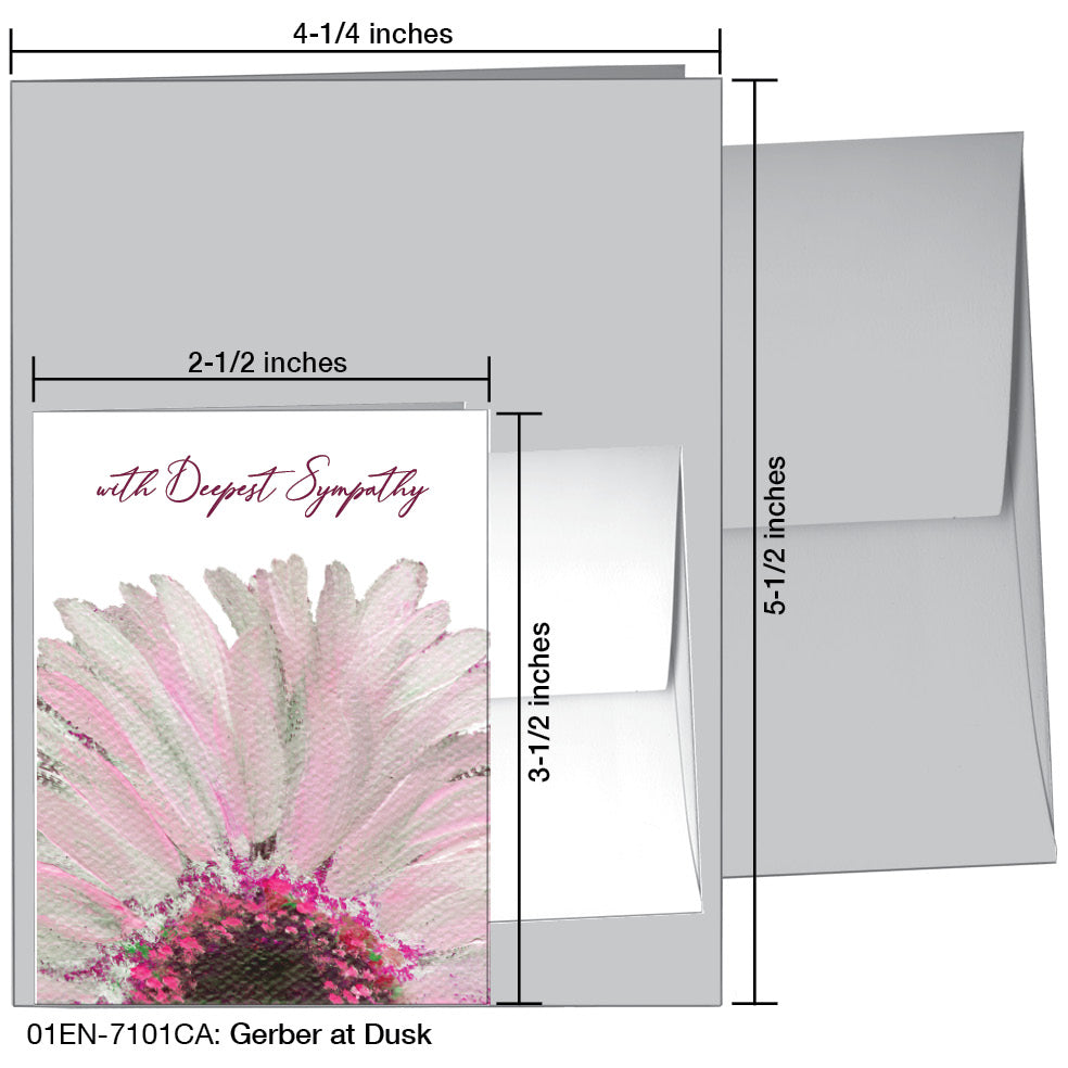 Gerber at Dusk, Greeting Card (#7101CA)