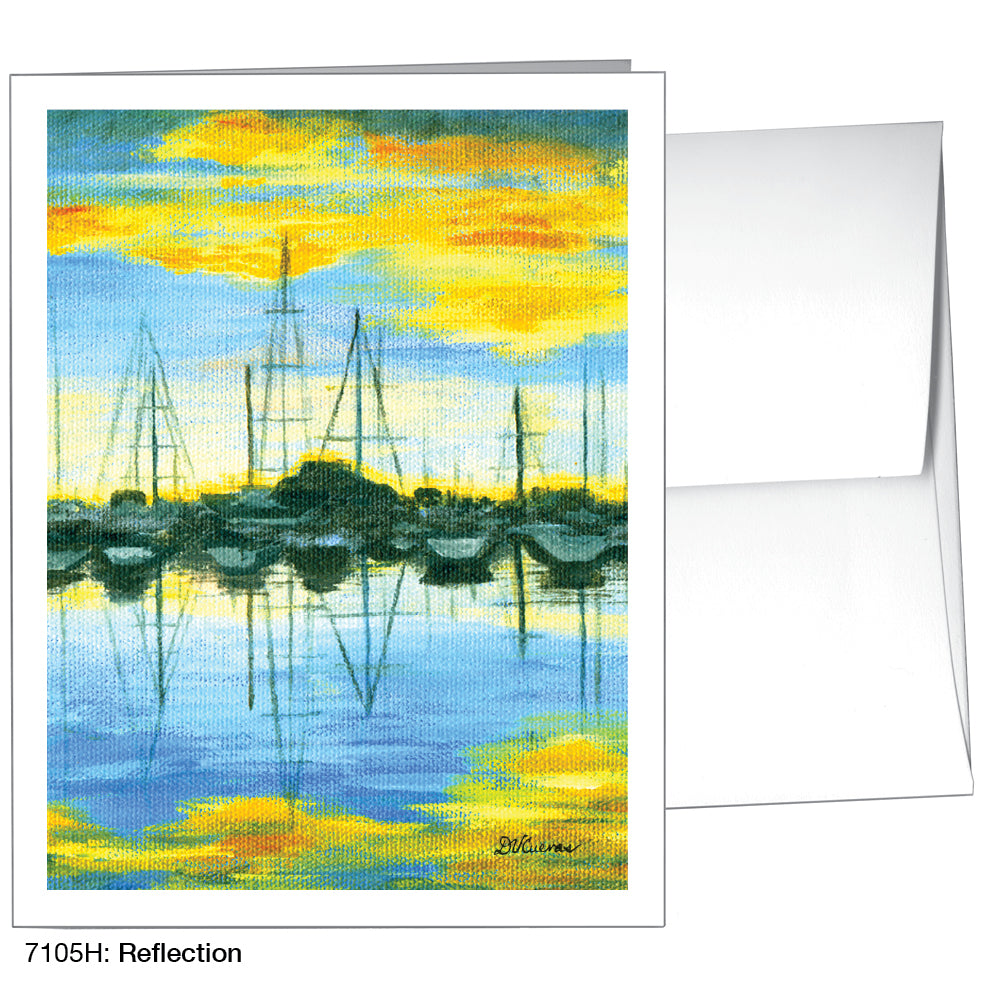 Reflection, Greeting Card (7105H), A2, printedcanvas.com