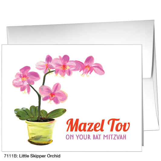 Little Skipper Orchid, Greeting Card (7111B)