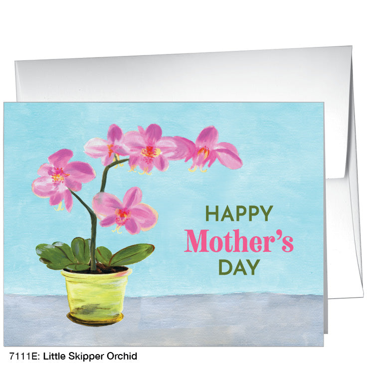 Little Skipper Orchid, Greeting Card (7111E) - Printed Canvas