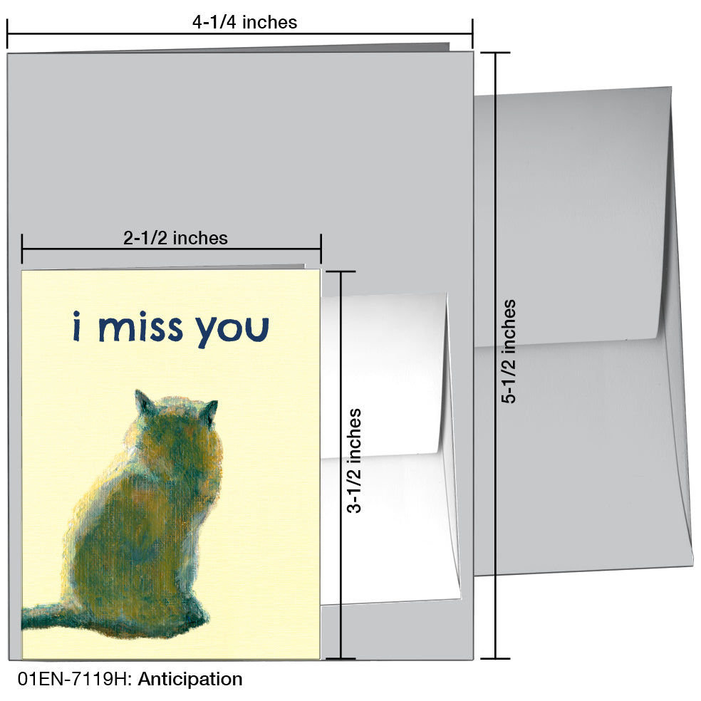 Anticipation, Greeting Card (7119H), Enclosure, printedcanvas.com