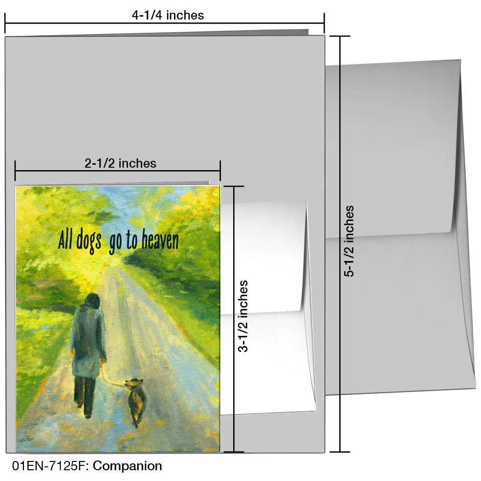 Companion, Greeting Card (7125F), Enclosure, www.printedcanvas.com