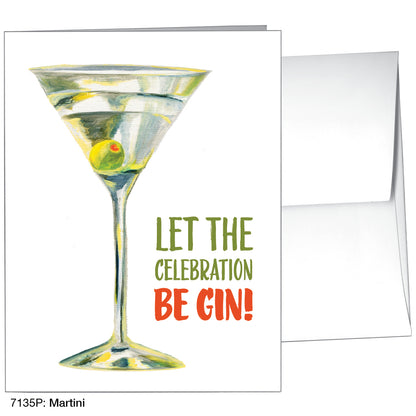 Martini, Greeting Card (7135P)
