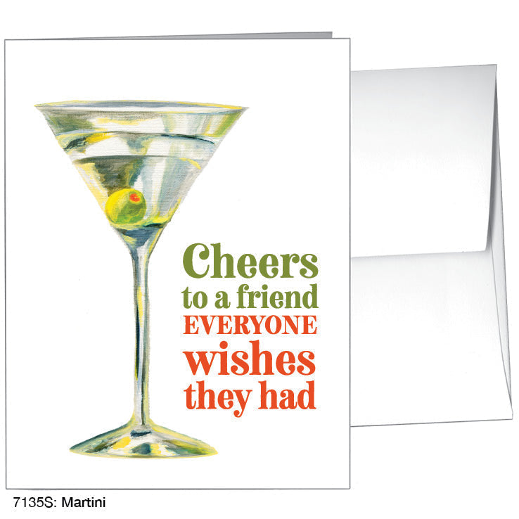Martini, Greeting Card (7135S)