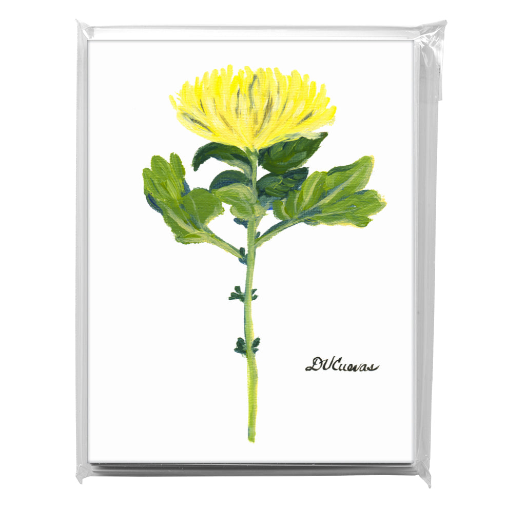 Chrysanthemum 'Shamrock', Greeting Card (7164), A2 8-Pack, printedcanvas.com