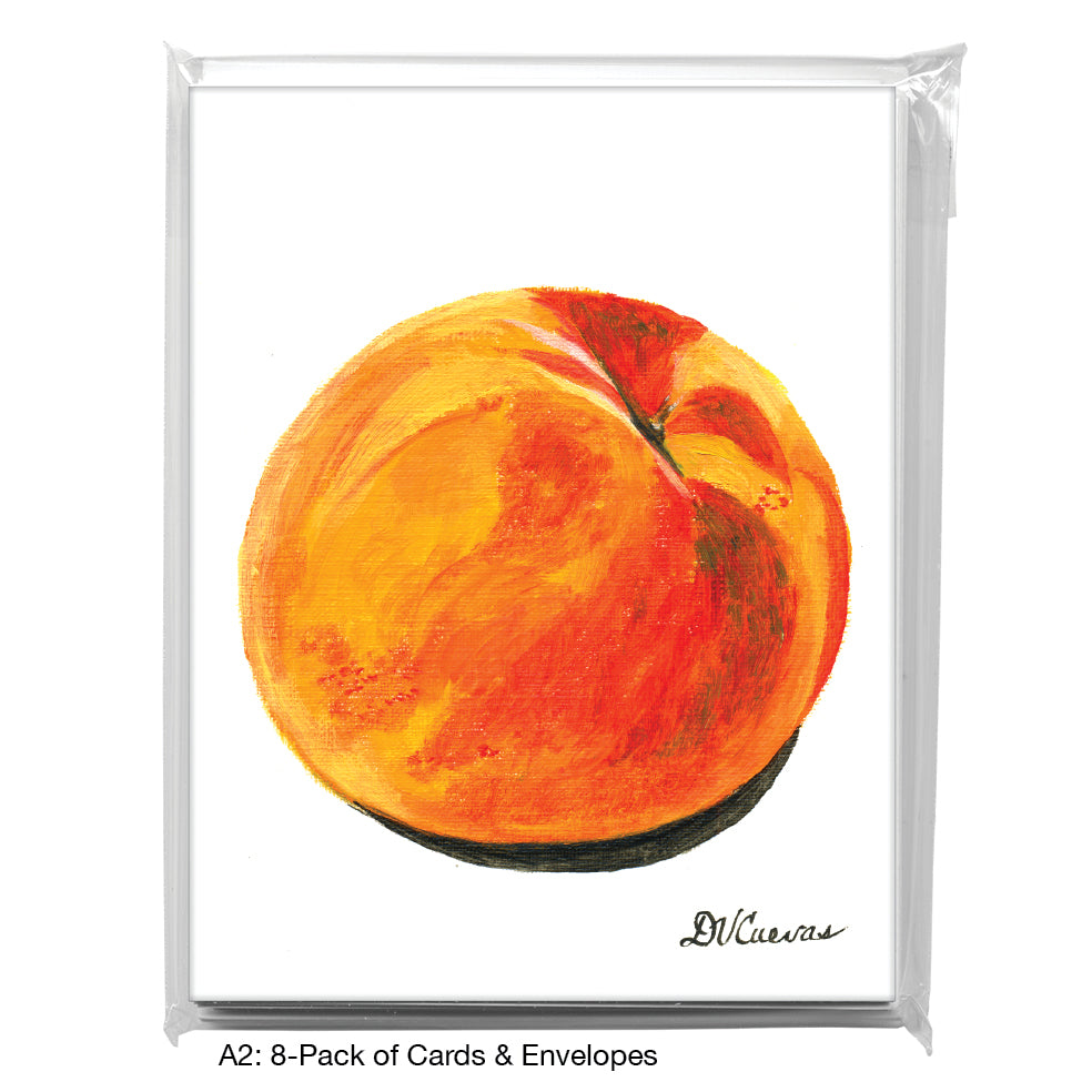Peach, Greeting Card (7172), A2 8-Pack, printedcanvas.com