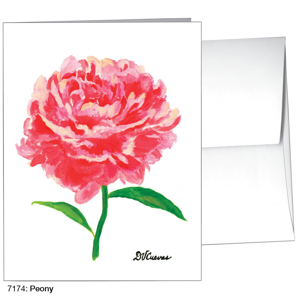 Peony, Greeting Card (7174), A2, printedcanvas.com