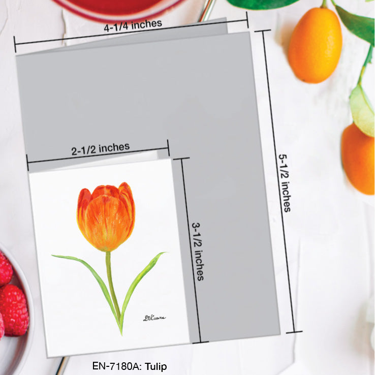 Tulip, Greeting Card (7180A), Enclosure Card, www.printedcanvas.com