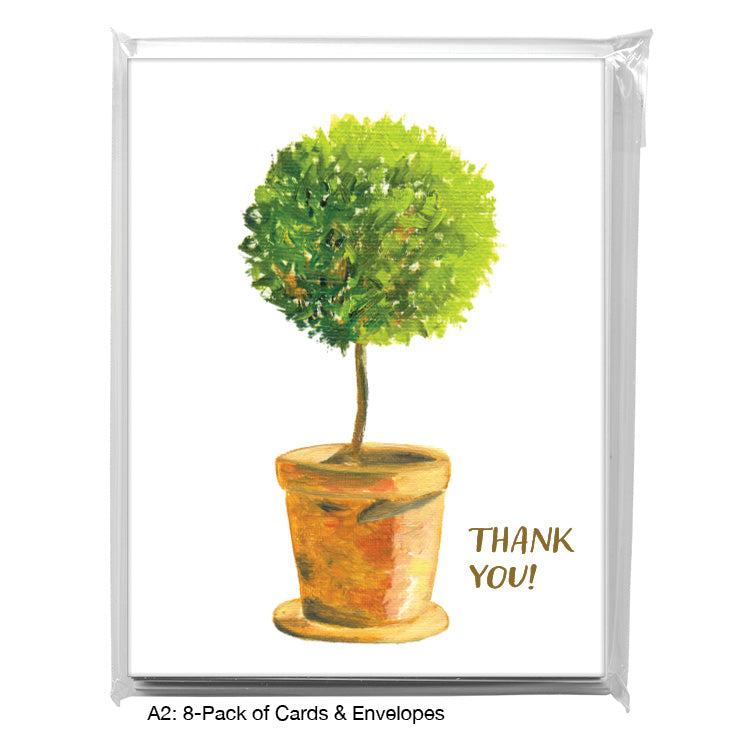 Ball & Pot, Greeting Card (7191C), A2 Card 8-Pack, www.printedcanvas.com