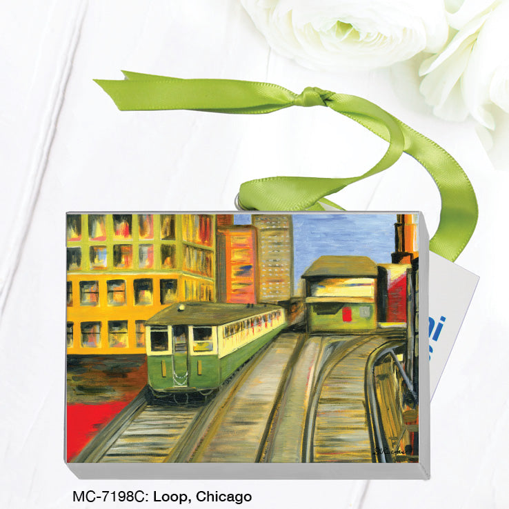 Loop, Chicago, Mini Canvas (MC-7198C), Front, printedcanvas.com