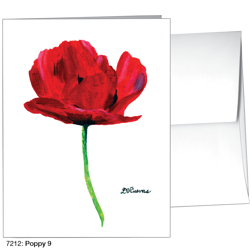 Poppy 09, Greeting Card (7212), A2, printedcanvas.com