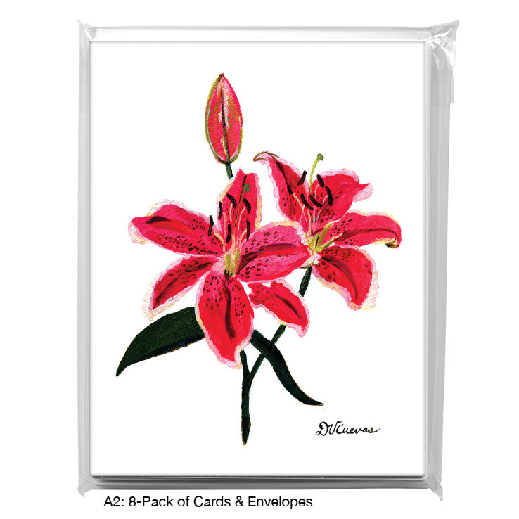 Lilies 4, Greeting Card (7220)