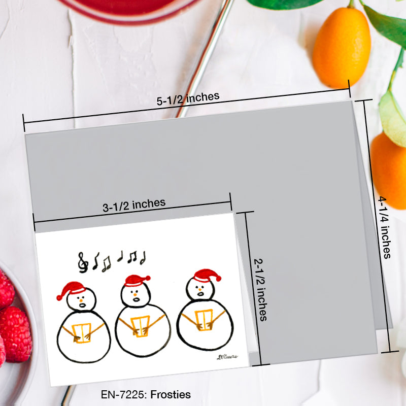 Frosties, Greeting Card (7225A), Enclosure Card, www.printedcanvas.com