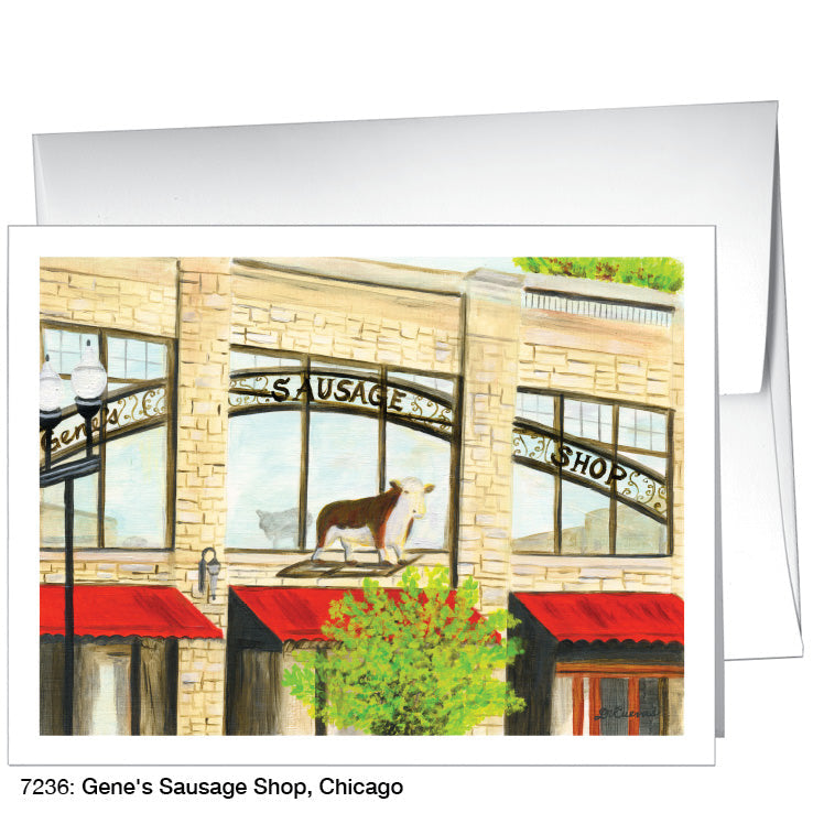 Gene's Sausage Shop, Chicago, Greeting Card (7236), A2, printedcanvas.com