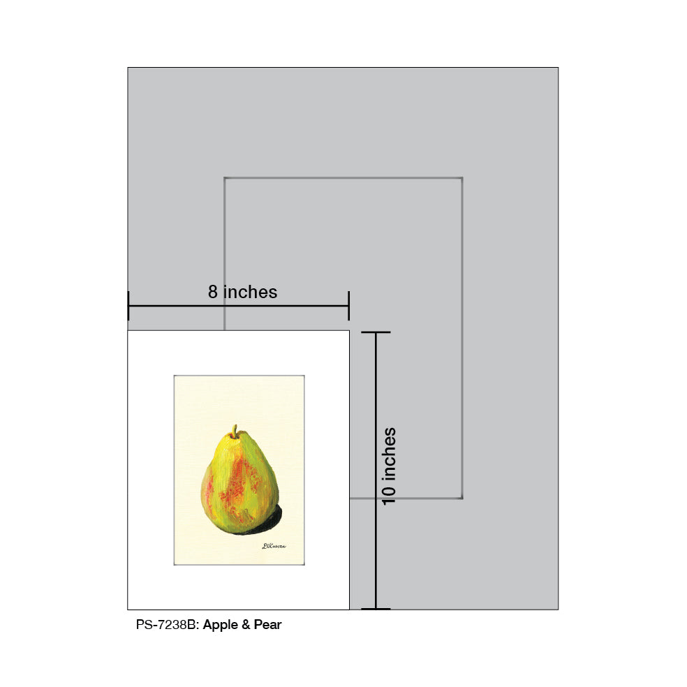 Apple & Pear, Print (#7238B)
